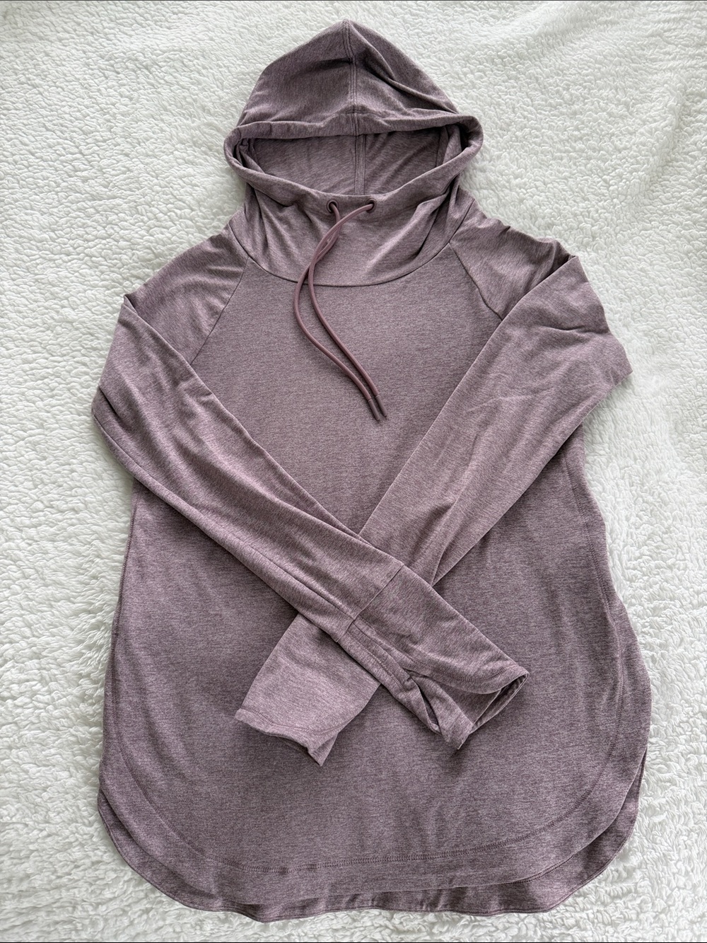 Athleta Women’s Uptempo Lightweight Mauve Hoodie Top size XS